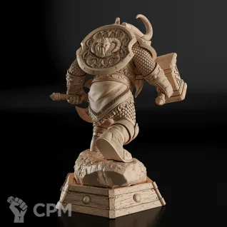 Описание картинки Muradin Bronzebeard Фигурка (World of Warcraft) от GAS3TXD  по цене 4 200руб | Свободный Рынок Миниатюр - СРМ