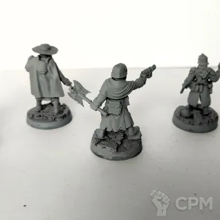 Описание картинки Quartermaster with Retinue от protest36rus по цене 500руб | Свободный Рынок Миниатюр - СРМ