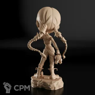 Описание картинки Jinx Chibi Фигурка (League of Legends) от GAS3TXD  по цене 2 000руб | Свободный Рынок Миниатюр - СРМ
