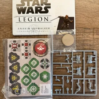 Описание картинки Star Wars Legion - Anakin Skywalker Commander Expansion от Mini Wargame по цене 2 840руб | Свободный Рынок Миниатюр - СРМ
