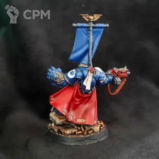 Описание картинки Space marine Captain Centros 3D от Superguns по цене 1 000руб | Свободный Рынок Миниатюр - СРМ