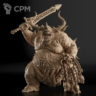 Описание картинки Great Unclean One Nurgle Фигурка (Warhammer) от GAS3TXD  по цене 4 900руб | Свободный Рынок Миниатюр - СРМ