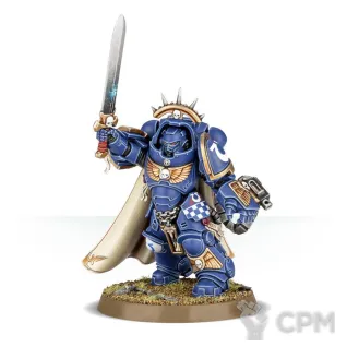 Описание картинки Captain in Gravis Armour (Dark Imperium) от Sanctureon по цене 3 500руб | Свободный Рынок Миниатюр - СРМ
