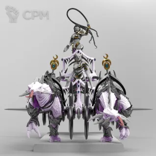 Описание картинки Seeker Chariot #2 от Naggaroth Night по цене 3 500руб | Свободный Рынок Миниатюр - СРМ
