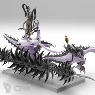 Описание картинки Seeker Chariot #1 от Naggaroth Night по цене 3 000руб | Свободный Рынок Миниатюр - СРМ