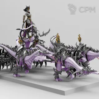 Описание картинки Seeker Chariot #3 от Naggaroth Night по цене 4 000руб | Свободный Рынок Миниатюр - СРМ