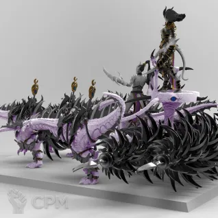 Описание картинки Seeker Chariot #3 от Naggaroth Night по цене 4 000руб | Свободный Рынок Миниатюр - СРМ