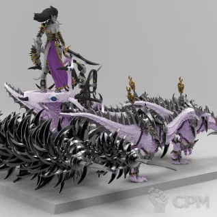 Описание картинки Seeker Chariot #3 от Naggaroth Night по цене 4 000руб | Свободный Рынок Миниатюр - СРМ