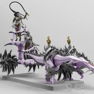 Описание картинки Seeker Chariot #2 от Naggaroth Night по цене 3 500руб | Свободный Рынок Миниатюр - СРМ