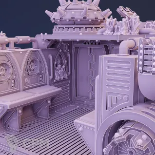 Описание картинки Black Templars  Gladiator Lancer ( Альт) от WebWay 3D по цене 3 667руб | Свободный Рынок Миниатюр - СРМ