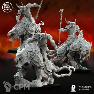 Описание картинки Beast Riders (One Page Rules) от Орки с наГорки по цене 750руб | Свободный Рынок Миниатюр - СРМ