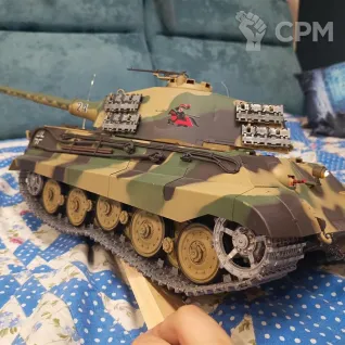Описание картинки Радиоуправляемый танк King Tiger в масштабе 1:16 от Эктелион по цене 18 000руб | Свободный Рынок Миниатюр - СРМ