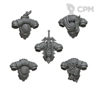 Описание картинки Blood Angels Backpack Set от 3Д печать миниатюр по цене 352руб | Свободный Рынок Миниатюр - СРМ