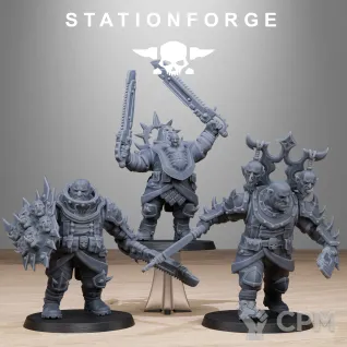 Описание картинки Corrupted Guard The Giantes от Manufactorum76 по цене 850руб | Свободный Рынок Миниатюр - СРМ