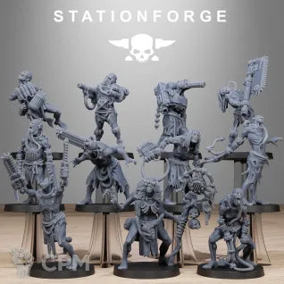 Описание картинки Techno Savanger Necromants от Manufactorum76 по цене 1 650руб | Свободный Рынок Миниатюр - СРМ