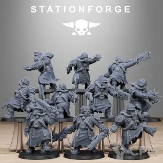 Описание картинки Corrupted Guard Filthcrew Mutants от Manufactorum76 по цене 450руб | Свободный Рынок Миниатюр - СРМ