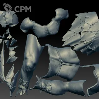 Описание картинки Mega-Gargant Body Set (Scan) от AxeL's Forge по цене 1 450руб | Свободный Рынок Миниатюр - СРМ