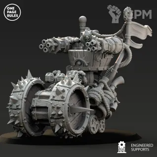 Описание картинки Ratmen - Great Death Roller OPR/Doomwheel от Laboratory of Chaos по цене 700руб | Свободный Рынок Миниатюр - СРМ