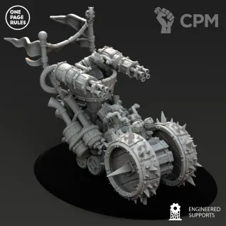 Описание картинки Ratmen - Great Death Roller OPR/Doomwheel от Laboratory of Chaos по цене 700руб | Свободный Рынок Миниатюр - СРМ
