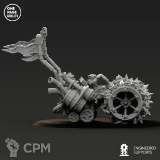 Описание картинки Ratmen - Great Death Roller OPR/Doomwheel от Laboratory of Chaos по цене 700руб | Свободный Рынок Миниатюр - СРМ