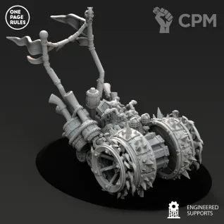 Описание картинки Ratmen - Great Death Roller OPR/Doomwheel от Laboratory of Chaos по цене 700руб | Свободный Рынок Миниатюр - СРМ