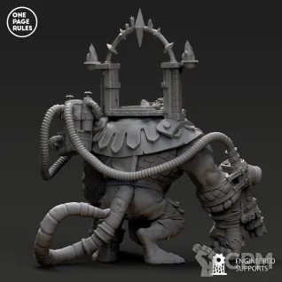 Описание картинки Ratmen - Giant Ogre Priest OPR/Thanquol and Boneripper от Laboratory of Chaos по цене 1 625руб | Свободный Рынок Миниатюр - СРМ