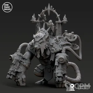 Описание картинки Ratmen - Giant Ogre Priest OPR/Thanquol and Boneripper от Laboratory of Chaos по цене 1 625руб | Свободный Рынок Миниатюр - СРМ