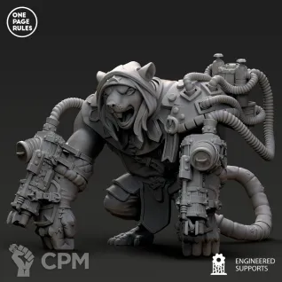 Описание картинки Ratmen - Giant Ogre Priest OPR/Thanquol and Boneripper от Laboratory of Chaos по цене 1 625руб | Свободный Рынок Миниатюр - СРМ