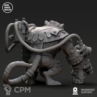 Описание картинки Ratmen - Giant Ogre Priest OPR/Thanquol and Boneripper от Laboratory of Chaos по цене 1 625руб | Свободный Рынок Миниатюр - СРМ