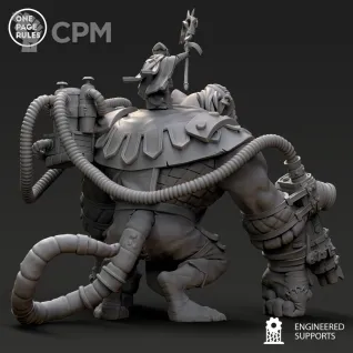 Описание картинки Ratmen - Giant Ogre Priest OPR/Thanquol and Boneripper от Laboratory of Chaos по цене 1 625руб | Свободный Рынок Миниатюр - СРМ