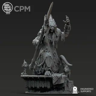 Описание картинки Ratmen - God-Titan OPR/Vizzik Skour Prophet of the Horned Rat от Laboratory of Chaos по цене 2 950руб | Свободный Рынок Миниатюр - СРМ