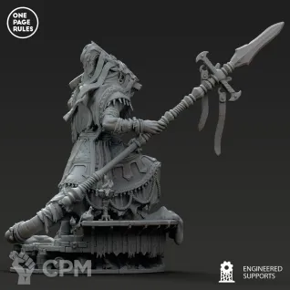 Описание картинки Ratmen - God-Titan OPR/Vizzik Skour Prophet of the Horned Rat от Laboratory of Chaos по цене 2 950руб | Свободный Рынок Миниатюр - СРМ
