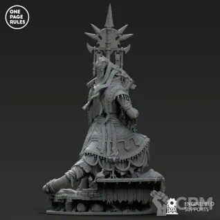 Описание картинки Ratmen - God-Titan OPR/Vizzik Skour Prophet of the Horned Rat от Laboratory of Chaos по цене 2 950руб | Свободный Рынок Миниатюр - СРМ