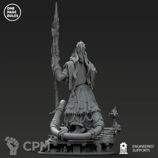 Описание картинки Ratmen - God-Titan OPR/Vizzik Skour Prophet of the Horned Rat от Laboratory of Chaos по цене 2 950руб | Свободный Рынок Миниатюр - СРМ