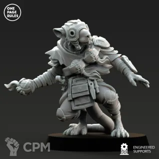 Описание картинки Ratmen - Grenadiers OPR/Acolyte Globadiers от Laboratory of Chaos по цене 200руб | Свободный Рынок Миниатюр - СРМ