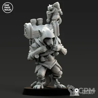 Описание картинки Ratmen - Grenadiers OPR/Acolyte Globadiers от Laboratory of Chaos по цене 200руб | Свободный Рынок Миниатюр - СРМ
