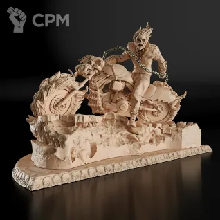 Описание картинки Ghost Rider Фигурка (Marvel) от GAS3TXD  по цене 5 300руб | Свободный Рынок Миниатюр - СРМ