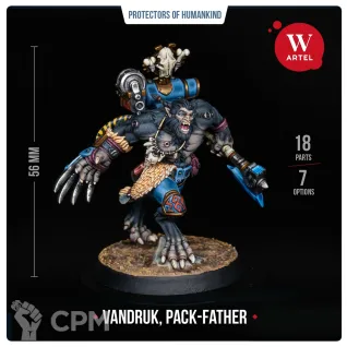 Описание картинки Миниатюра Vandruk, Pack-Father от Артель W по цене 1 380руб | Свободный Рынок Миниатюр - СРМ