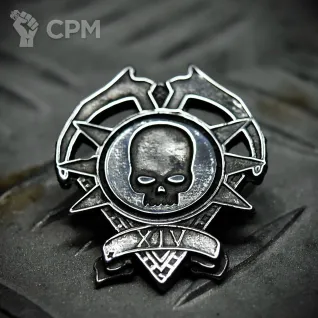 Описание картинки Значок XIV - Death Guard (Гвардия смерти) от Game&Reality Studio по цене 600руб | Свободный Рынок Миниатюр - СРМ