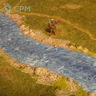 Описание картинки Река голубая 60мм (120см) от WargamePrint по цене 2 000руб | Свободный Рынок Миниатюр - СРМ