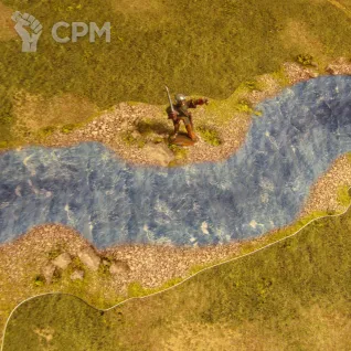 Описание картинки Река голубая 60мм (120см) от WargamePrint по цене 2 000руб | Свободный Рынок Миниатюр - СРМ