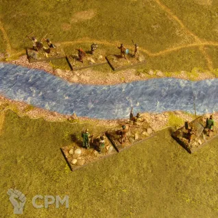 Описание картинки Река голубая 60мм (120см) от WargamePrint по цене 2 000руб | Свободный Рынок Миниатюр - СРМ