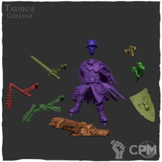 Описание картинки Hollow Guard — Eternal Frontline от Manufactorum76 по цене 1 000руб | Свободный Рынок Миниатюр - СРМ