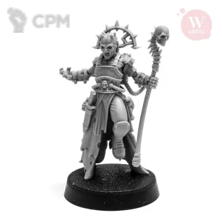 Описание картинки Warlock of Crimson Legion от Артель W по цене 800руб | Свободный Рынок Миниатюр - СРМ