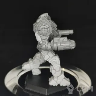 Описание картинки Зевс ZEU-6S (80 тонн) от Dwarf Pirate Foundry по цене 450руб | Свободный Рынок Миниатюр - СРМ