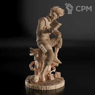 Описание картинки Kakashi Hatake Фигурка (Naruto) от GAS3TXD  по цене 3 900руб | Свободный Рынок Миниатюр - СРМ