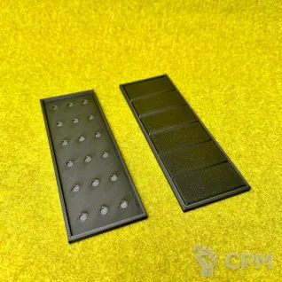 Описание картинки Movements tray для баз 25х50мм 6х1 (1шт) от Миниатюры и фигурки по цене 75руб | Свободный Рынок Миниатюр - СРМ