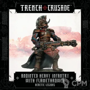 Описание картинки Anointed Heavy Infantry with Heavy Flamethrower от Age of Printmar по цене 125руб | Свободный Рынок Миниатюр - СРМ