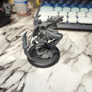 Описание картинки Альт Рева, некромант на коне) от Denis Vysotckyi по цене 2 500руб | Свободный Рынок Миниатюр - СРМ