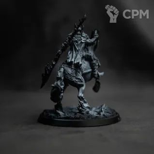 Описание картинки Адский всадник (Нарзугон) верхом на Кошмаре от Dark Craft Hobby по цене 581руб | Свободный Рынок Миниатюр - СРМ